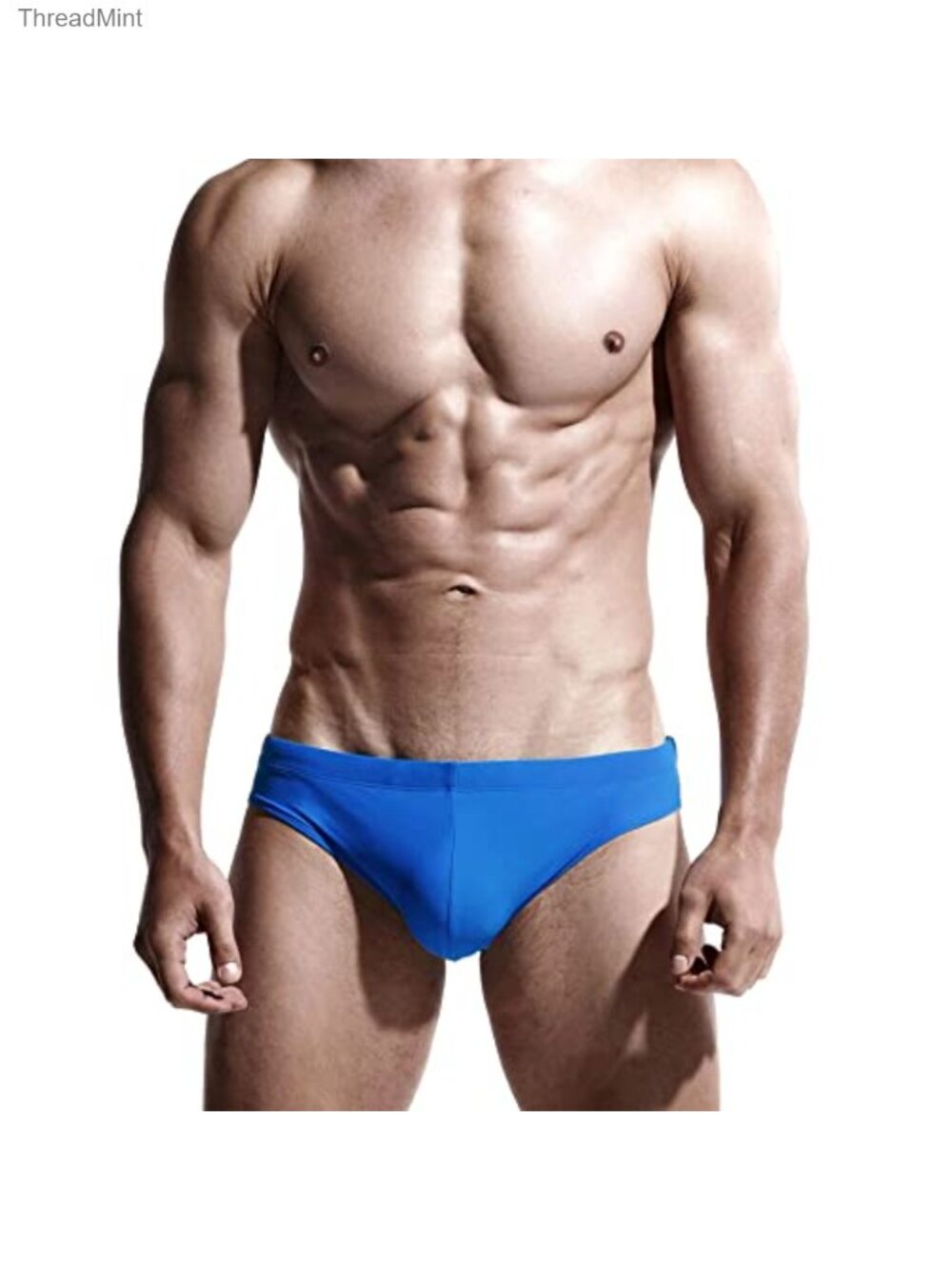 Men's Quick Dry Swim Briefs Nylon Elastane Drawstring Swimwear